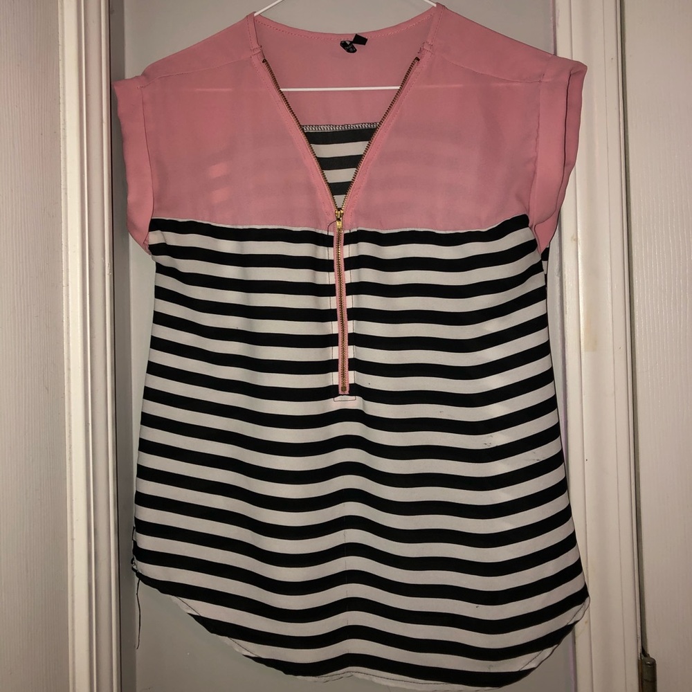 Absolute angle Striped shirt